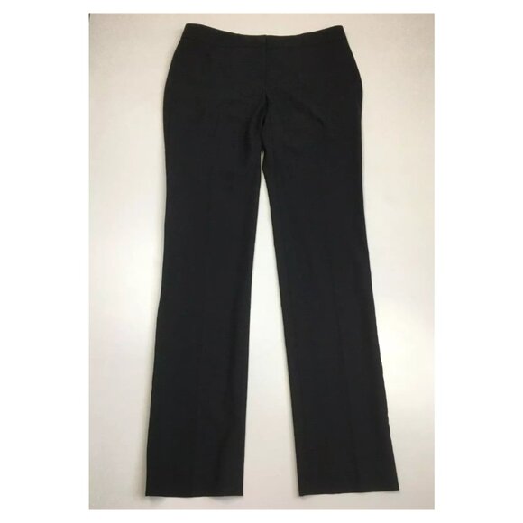 THEORY Black Wool Blend Dress Pant